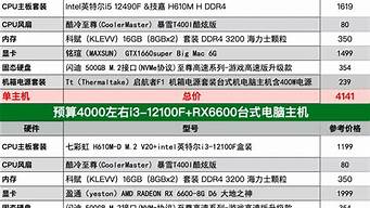 预算4000左右的笔记本